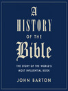 Cover image for A History of the Bible